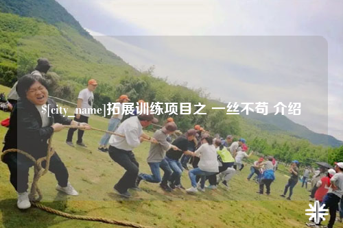 五家渠拓展训练项目之 一丝不苟 介绍